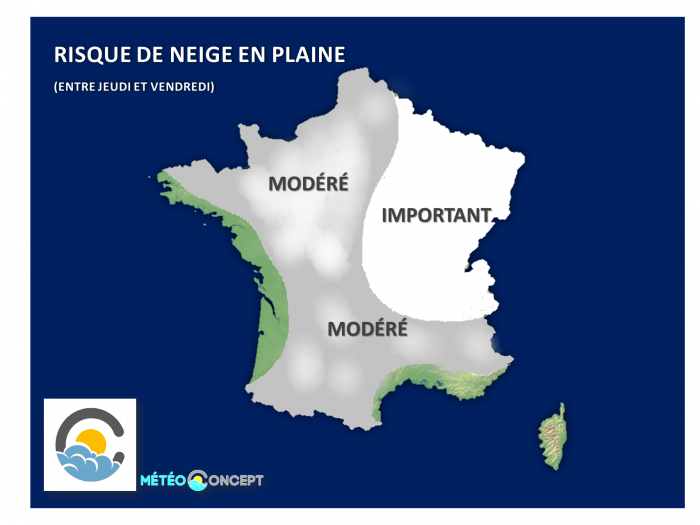 Illustration de l'actualité Semaine froide et parfois neigeuse jusqu'en plaine