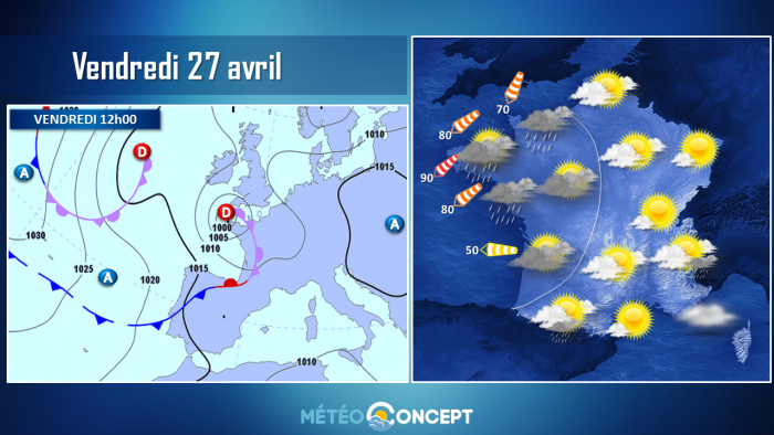 Illustration de l'actualité Vendredi 27 avril: du changement par l'ouest!