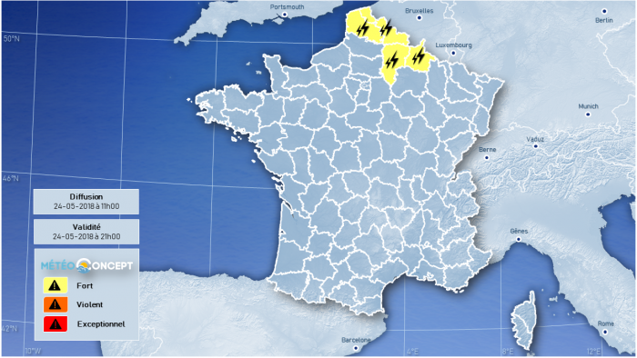 Illustration de l'actualité Forts cumuls de pluies sous orages