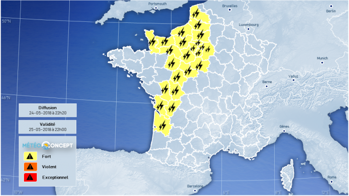 Illustration de l'actualité L'ouest de la France sous l'orage