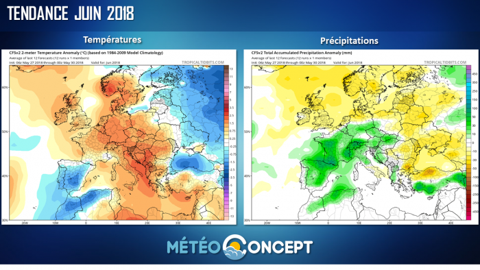 Illustration de l'actualité Prévision mensuelle : A quoi va ressembler le mois de juin 2018 ?