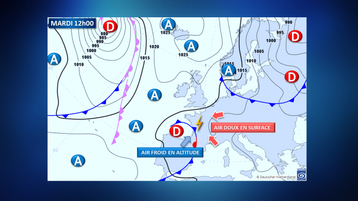 Illustration de l'actualité Des orages qui persistent...pourquoi?