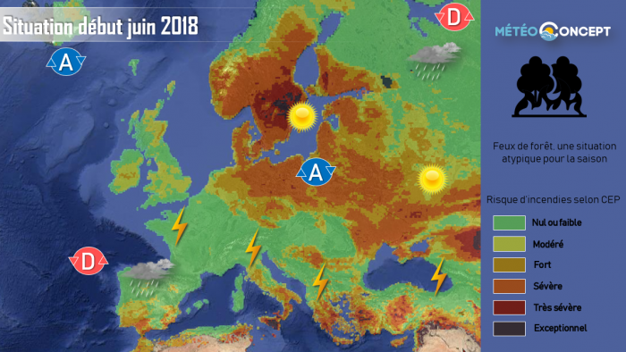 Illustration de l'actualité La goutte froide modifie tout le climat Européen cette année