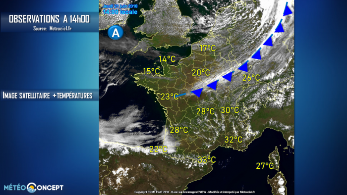 Illustration de l'actualité Observations de ce jeudi 21 juin à 14h00