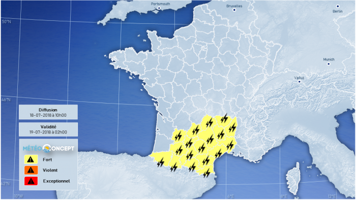 Illustration de l'actualité Retour des orages ce mercredi soir!