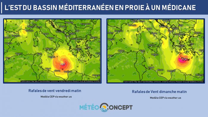 Illustration de l'actualité Un medicane va frapper l'est méditerranéen