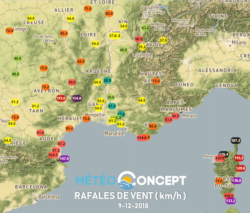 Illustration de l'actualité Le bilan de la tempête en Méditerranée