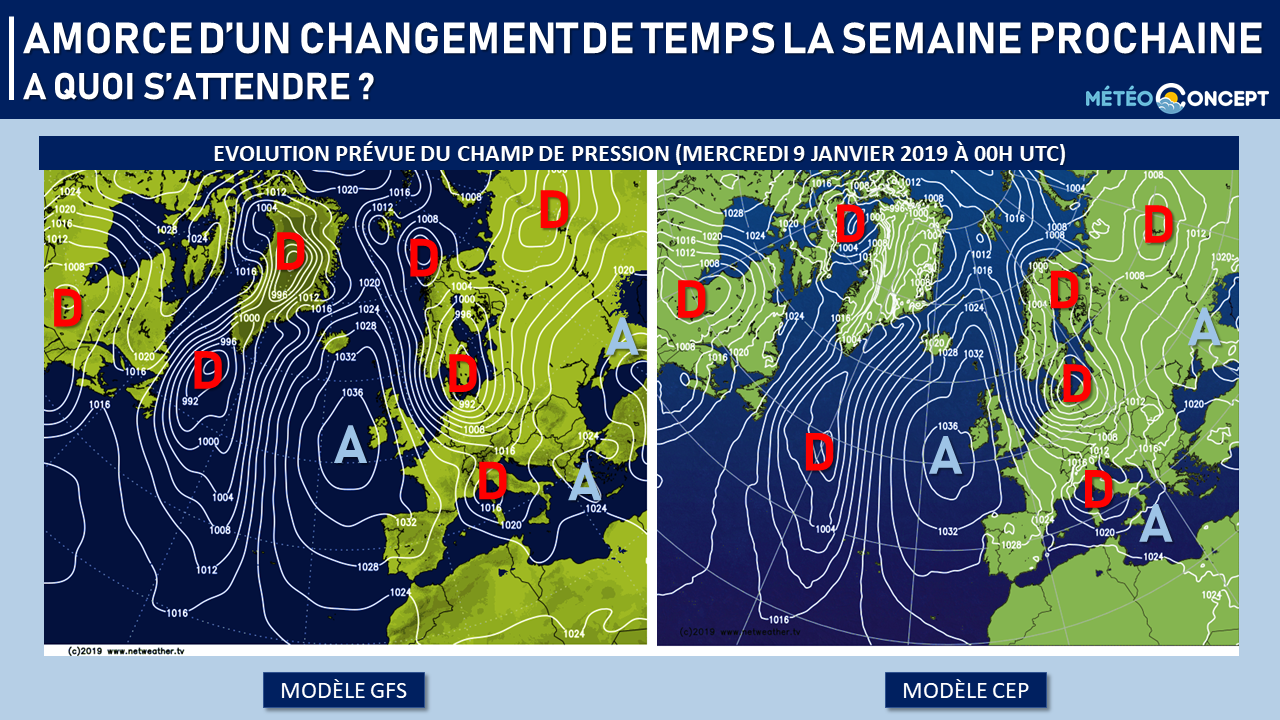 Illustration de l'actualité Changement de temps la semaine prochaine !