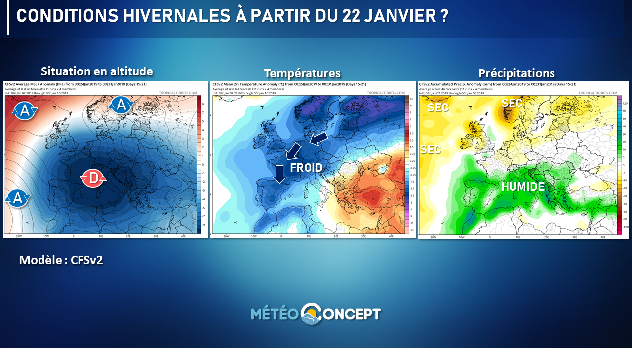 Illustration de l'actualité Conditions hivernales possibles à partir du 22 janvier ?