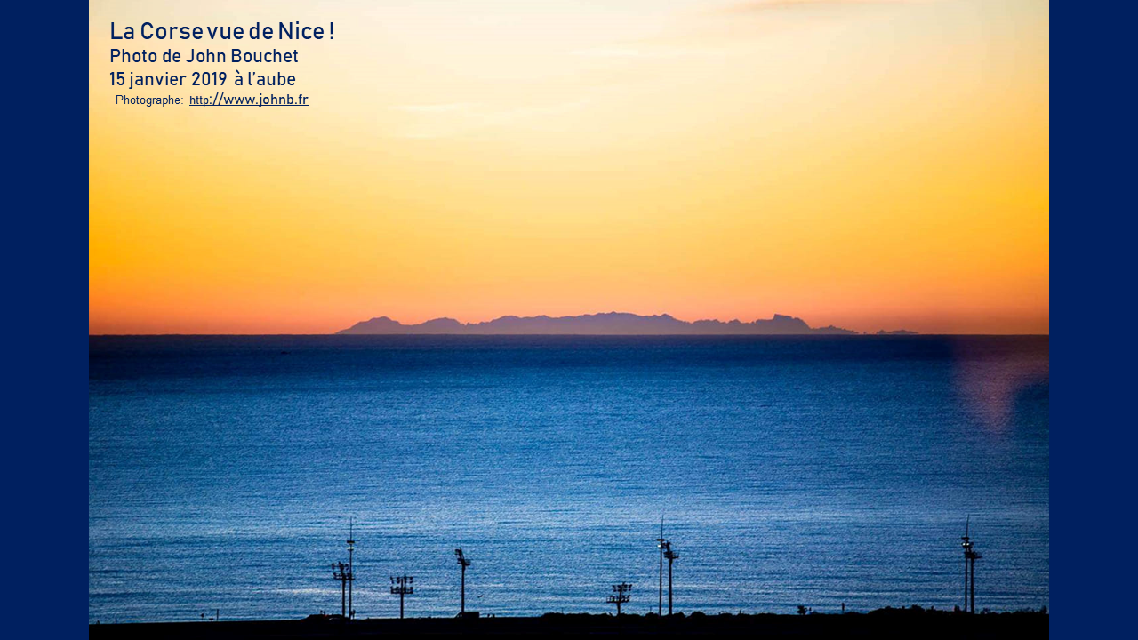 Illustration de l'actualité La Corse visible depuis Nice !