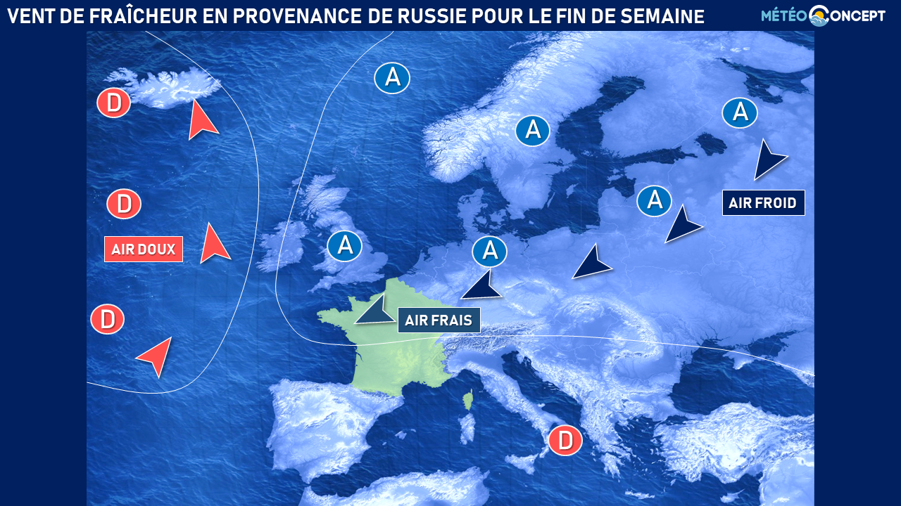 Illustration de l'actualité Refroidissement sensible en fin de semaine