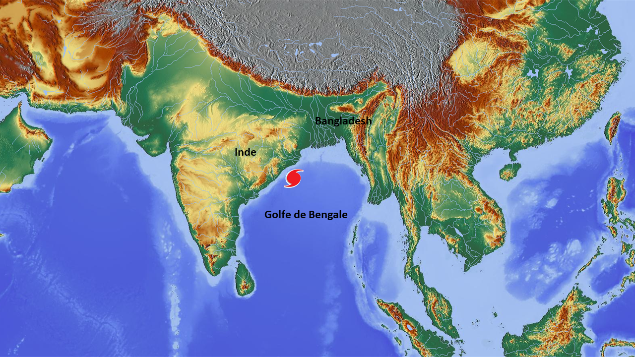 Illustration de l'actualité Le cyclone Fani menace l'est de l'Inde et le Bangladesh (réactualisation)