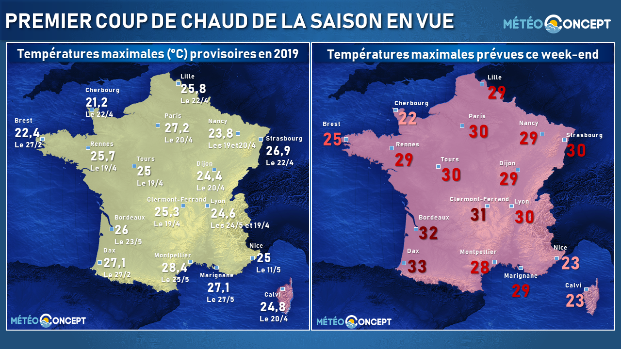 Illustration de l'actualité Week-end très estival mais des incertitudes au nord-ouest dimanche