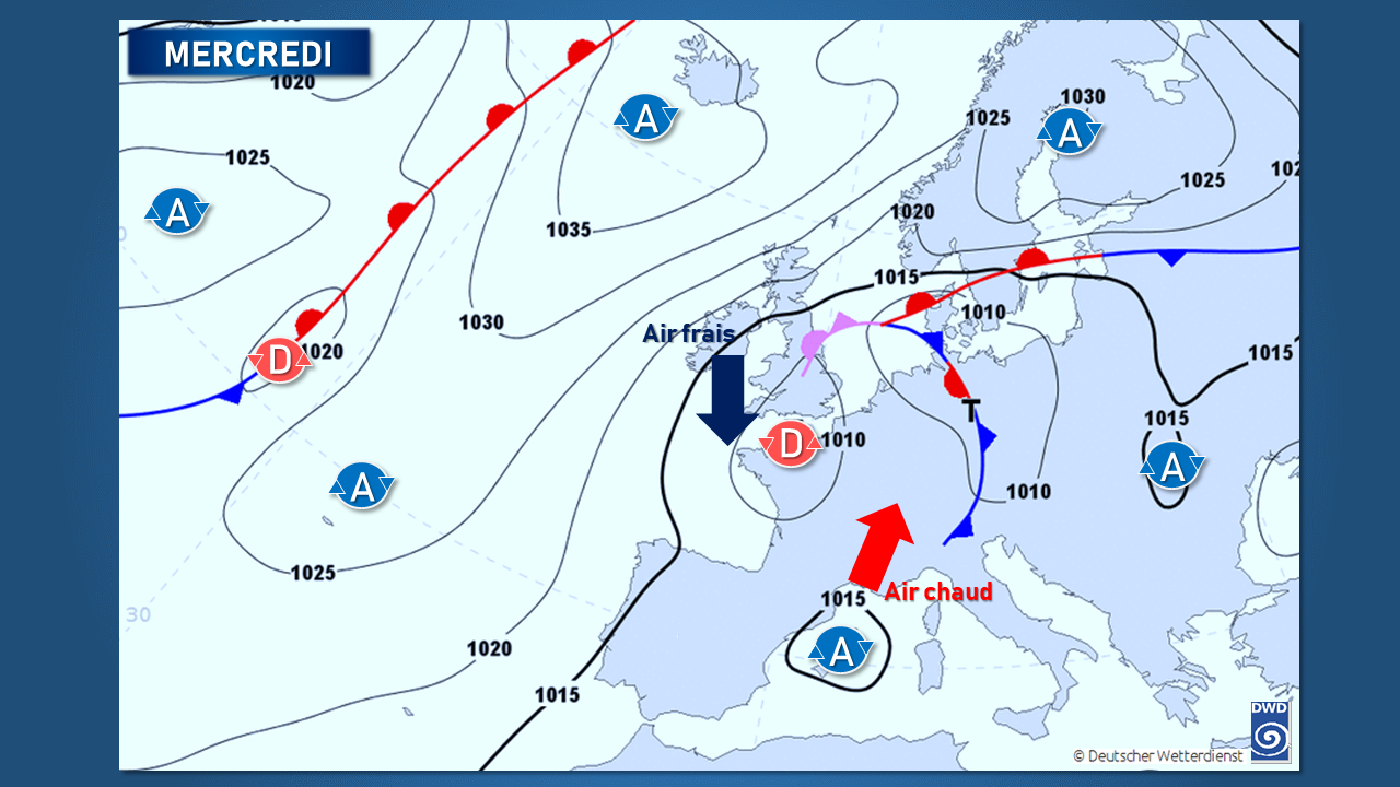 Illustration de l'actualité Instable et frais sur tout le nord-ouest ce mercredi