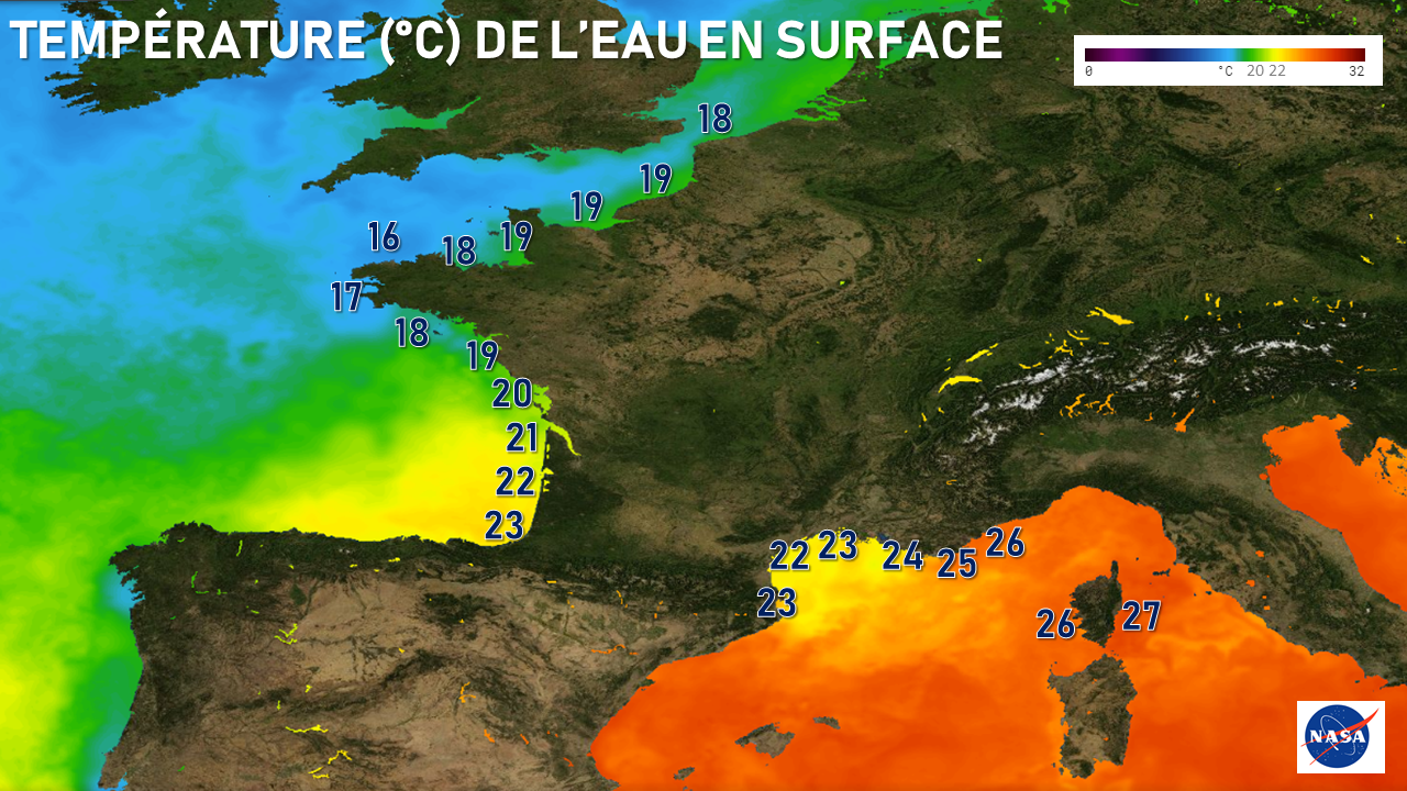 Illustration de l'actualité Quelles sont les températures de l'eau actuellement ?