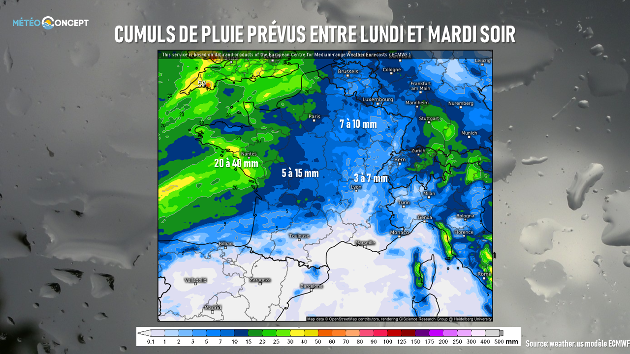 Illustration de l'actualité Une semaine automnale pluvieuse