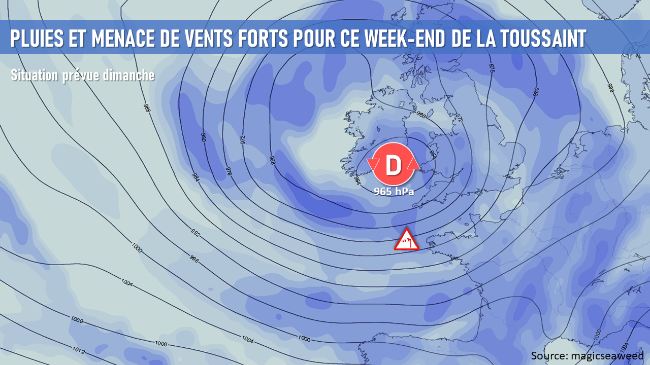 Illustration de l'actualité Vers un week-end de Toussaint  très perturbé