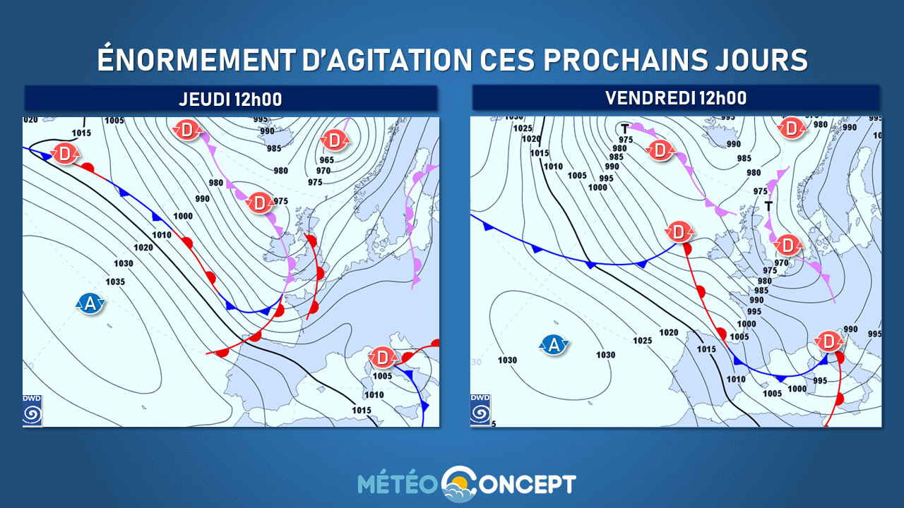 Illustration de l'actualité Un contexte très agité ces prochains jours dans de nombreuses régions