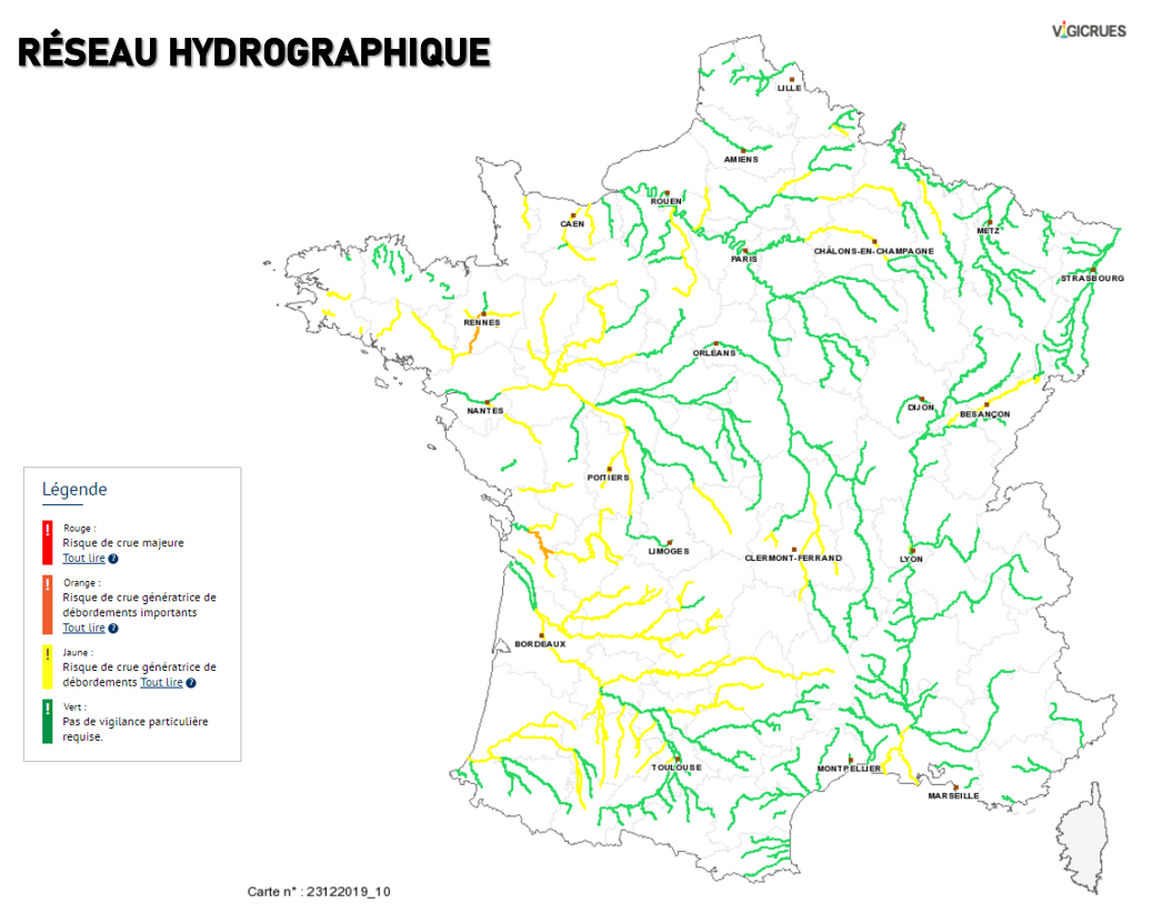 Illustration de l'actualité Crues: amélioration en vue