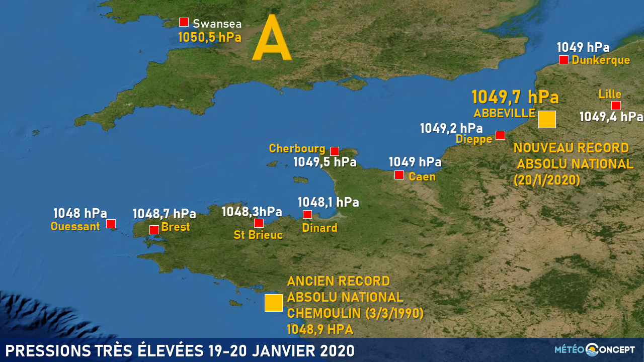 Illustration de l'actualité Abbeville détentrice du nouveau record absolu des hautes pressions en France