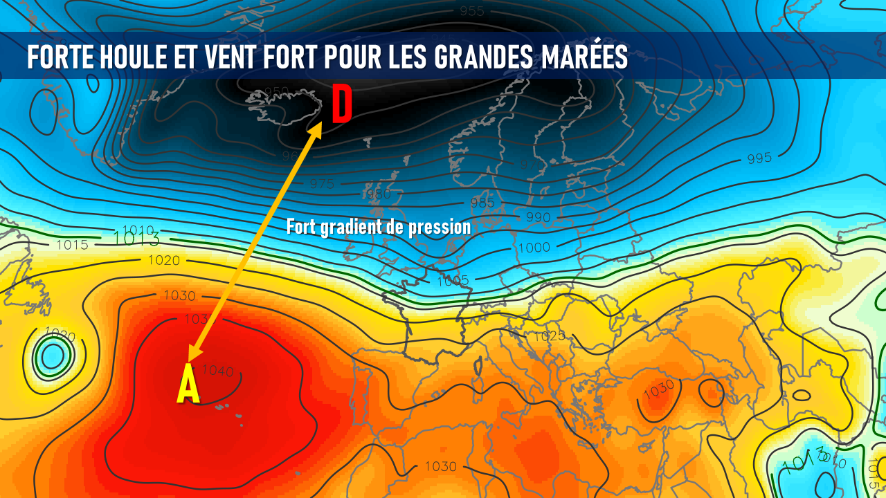 Illustration de l'actualité Vers des grandes marées agitées de la Manche au Golfe de Gascogne