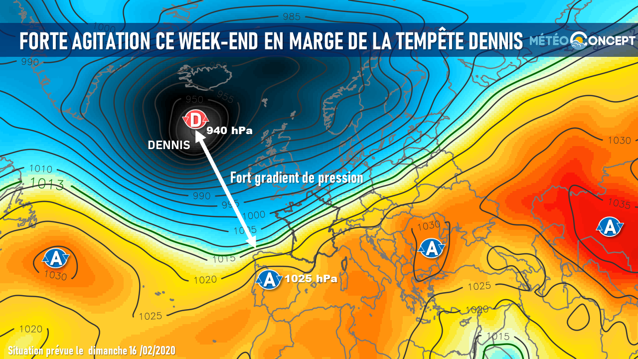 Illustration de l'actualité Tempête Dennis: un nouveau coup de tabac sur le nord-ouest ce week-end