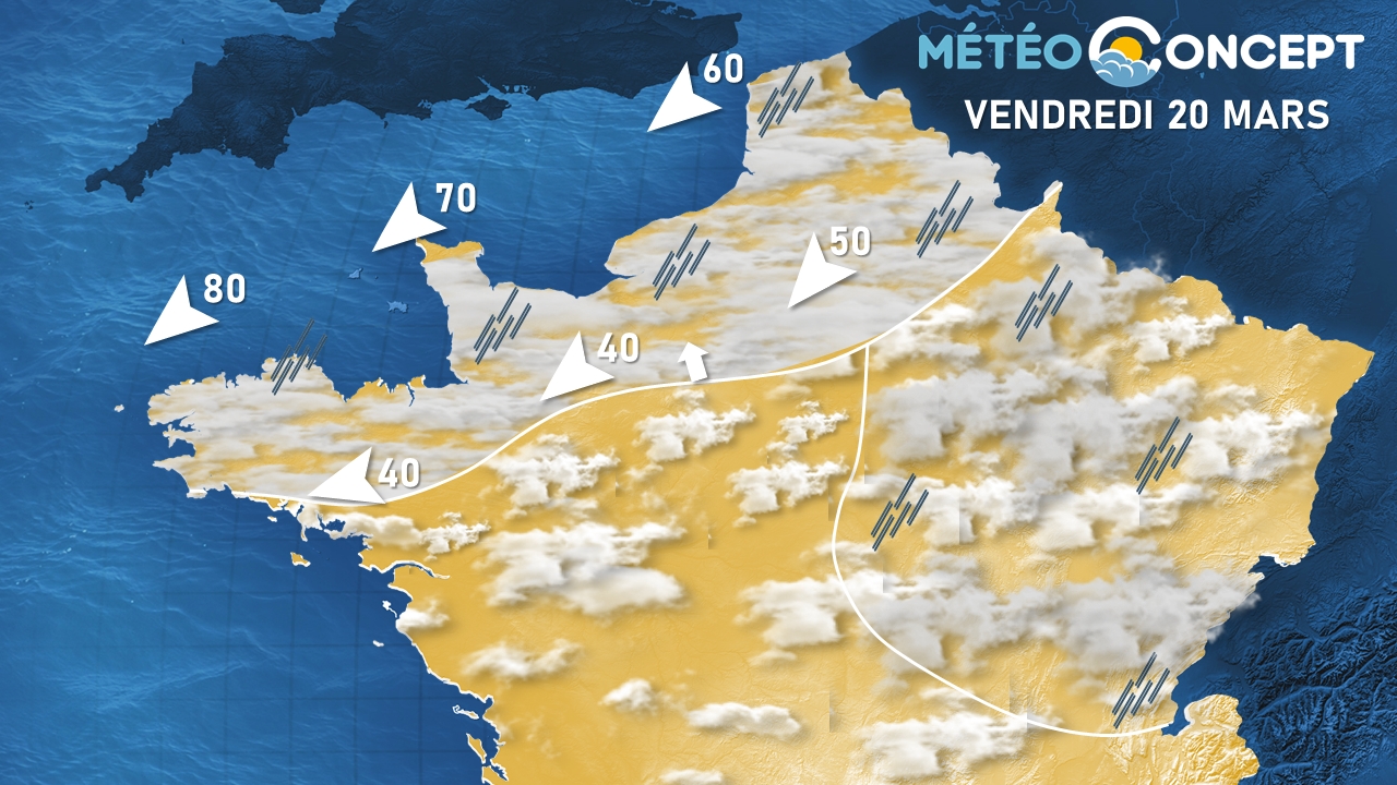 Illustration de l'actualité mitigé au nord de la Loire et frais près du littoral de la Manche