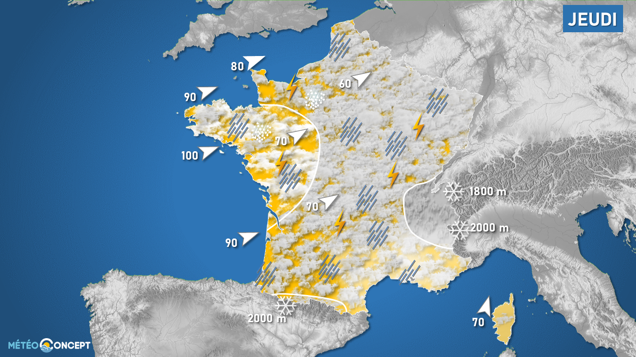 Illustration de l'actualité Un jeudi 30 avril très instable