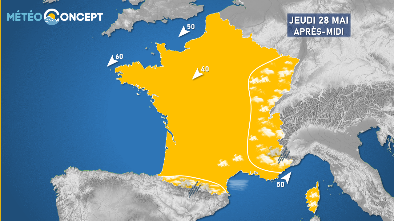 Illustration de l'actualité La météo de votre jeudi 28 mai 2020