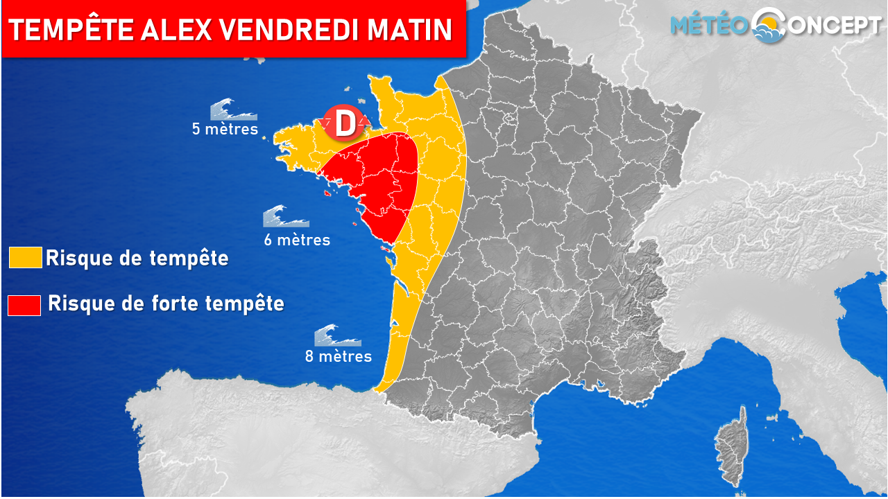 Illustration de l'actualité La tempête Alex s'annonce redoutable