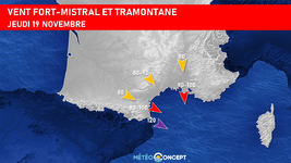 Illustration de l'actualité Le Mistral et la Tramontane vont souffler très fort à partir de ce jeudi