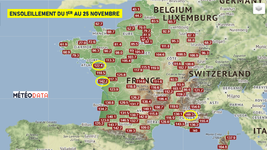 Illustration de l'actualité Un soleil omniprésent dans le Centre-Ouest en novembre