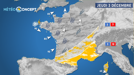 Illustration de l'actualité La météo de votre jeudi 3 décembre 2020