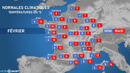 Illustration de l'actualité Quelles sont les normales de saison du mois de février ?