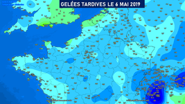 Illustration de l'actualité Rétrospective : Il y a 2 ans, les trois-quarts de la France étaient concernés par les gelées