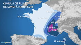 Illustration de l'actualité Fortes pluies très abondantes dans l'Est et le Centre-est