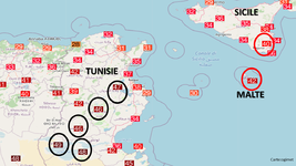 Illustration de l'actualité Plus de 48°C en Tunisie et plus de 40°C en Sicile et à Malte !