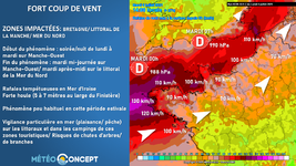 Illustration de l'actualité Fort coup de vent au nord-ouest entre lundi soir et mardi