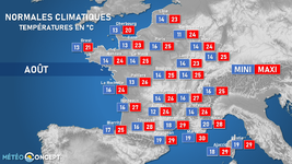 Illustration de l'actualité Quelles sont les températures "normales" du mois d'août ?