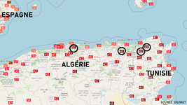 Illustration de l'actualité Chaleur accablante de l'Algérie à la Tunisie