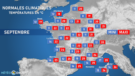 Illustration de l'actualité Quelles sont les normales de saison en septembre ?