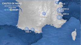 Illustration de l'actualité Chutes de neige significatives sur les Alpes ce mercredi