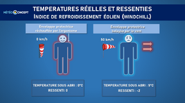 Illustration de l'actualité Un ressenti très froid à cause du vent !