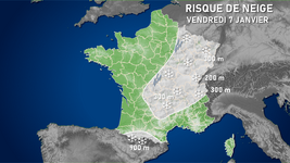 Illustration de l'actualité Un peu de neige en plaine sur l'est et le nord-est ce vendredi