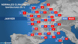 Illustration de l'actualité Quelles sont les normales de saison du mois de janvier ?