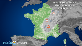 Illustration de l'actualité Risque de verglas ces prochaines heures du nord-est au Massif-Central