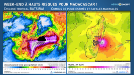 Illustration de l'actualité Cyclone Batsirai : un week-end à hauts risques pour Madagascar !