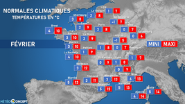 Illustration de l'actualité Quelles sont les normales climatiques du mois de février ?