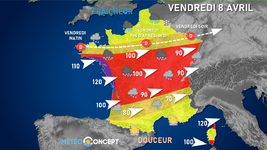 Illustration de l'actualité Un vendredi très perturbé et très agité sur une grande partie du pays !