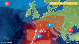 Illustration de l'actualité Chaleur remarquable à prévoir entre dimanche et lundi